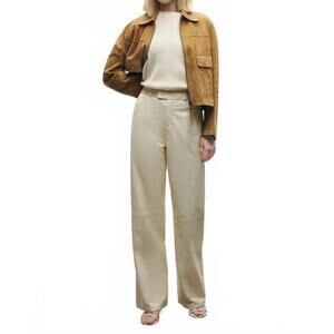 NEW ARMA leather pant in ecru